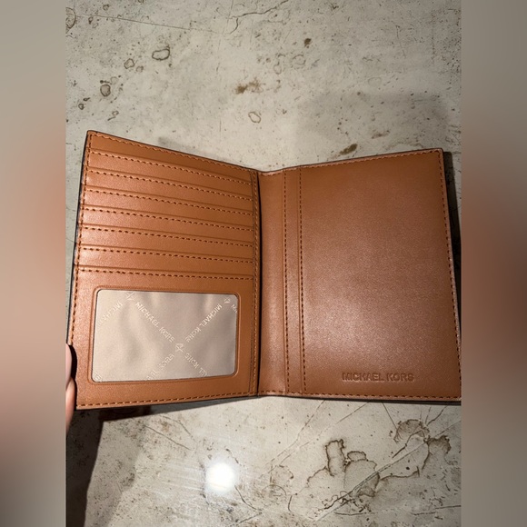 Michael Kors Brown Monogram Passport Holder - Picture 5 of 9